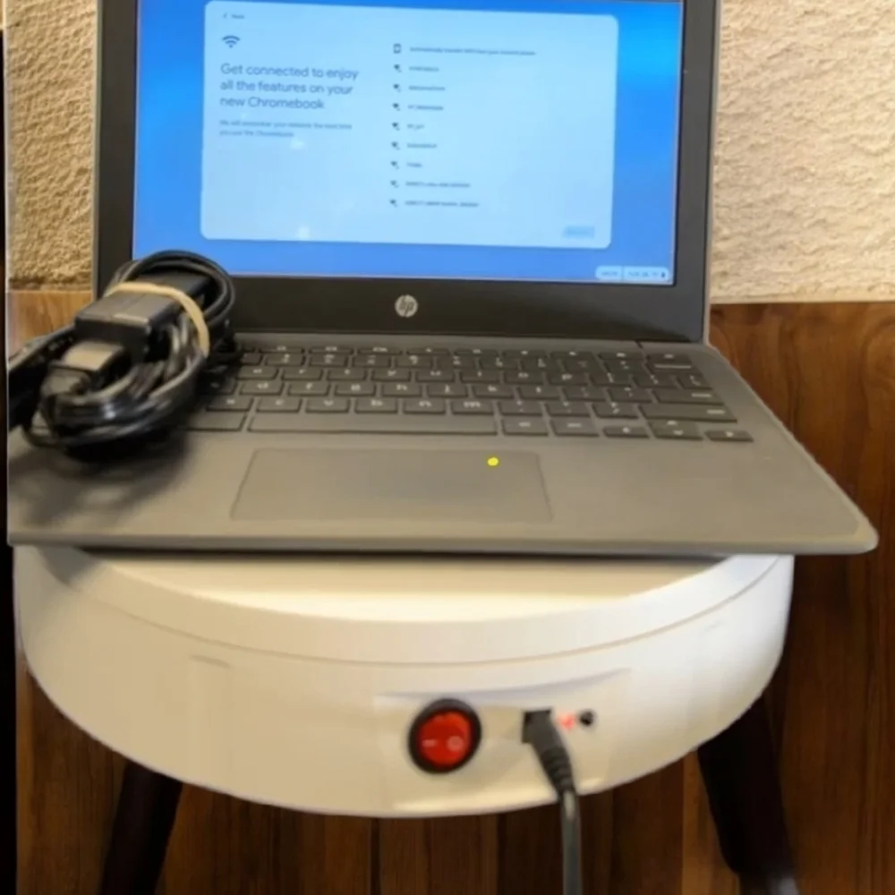 HP Chromebook in Charcoal with Power Supply